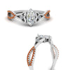 Load image into Gallery viewer, entwined-celtic-marquise-cut-love-knot-orange-sapphire-engagement-ring-in-white-gold-FD9306MQRGSAOR-NL-WG