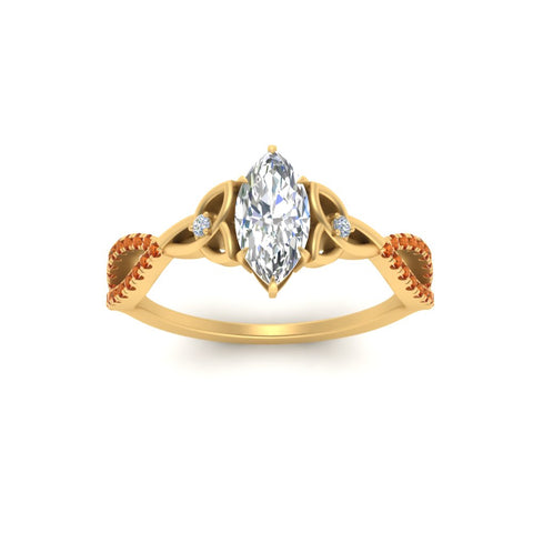 entwined-celtic-marquise-cut-love-knot-orange-sapphire-engagement-ring-in-yellow-gold-FD9306MQRGSAOR-NL-YG