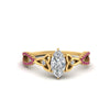 Load image into Gallery viewer, entwined-celtic-marquise-cut-love-knot-pink-sapphire-engagement-ring-in-yellow-gold-FD9306MQRGSADRPI-NL-YG