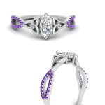 Load image into Gallery viewer, entwined-celtic-marquise-cut-love-knot-purple-topaz-engagement-ring-in-white-gold-FD9306MQRGVITO-NL-WG
