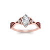 Load image into Gallery viewer, entwined-celtic-marquise-cut-love-knot-ruby-engagement-ring-in-rose-gold-FD9306MQRGRUDR-NL-RG
