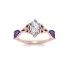 Load image into Gallery viewer, entwined-celtic-marquise-cut-love-knot-sapphire-engagement-ring-in-rose-gold-FD9306MQRGSABL-NL-RG