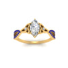 Load image into Gallery viewer, entwined-celtic-marquise-cut-love-knot-sapphire-engagement-ring-in-yellow-gold-FD9306MQRGSABL-NL-YG