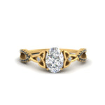Load image into Gallery viewer, entwined-celtic-oval-shaped-love-knot-black-diamond-engagement-ring-in-yellow-gold-FD9306OVRGBLACK-NL-YG
