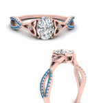 Load image into Gallery viewer, entwined-celtic-oval-shaped-love-knot-blue-topaz-engagement-ring-in-rose-gold-FD9306OVRGICBLTO-NL-RG
