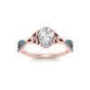 Load image into Gallery viewer, entwined-celtic-oval-shaped-love-knot-blue-topaz-engagement-ring-in-rose-gold-FD9306OVRGICBLTO-NL-RG