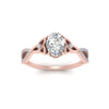 Load image into Gallery viewer, entwined-celtic-oval-shaped-love-knot-diamond-engagement-ring-in-rose-gold-FD9306OVR-NL-RG
