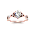 Load image into Gallery viewer, entwined-celtic-oval-shaped-love-knot-diamond-engagement-ring-in-rose-gold-FD9306OVR-NL-RG
