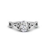 Load image into Gallery viewer, entwined-celtic-oval-shaped-love-knot-diamond-engagement-ring-in-white-gold-FD9306OVR-NL-WG
