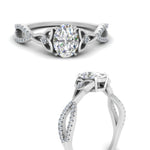 Load image into Gallery viewer, entwined-celtic-oval-shaped-love-knot-diamond-engagement-ring-in-white-gold-FD9306OVR-NL-WG
