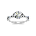 Load image into Gallery viewer, entwined-celtic-oval-shaped-love-knot-diamond-engagement-ring-in-white-gold-FD9306OVR-NL-WG
