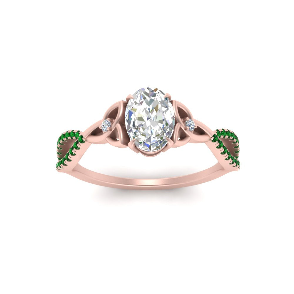 entwined-celtic-oval-shaped-love-knot-emerald-engagement-ring-in-rose-gold-FD9306OVRGEMGR-NL-RG