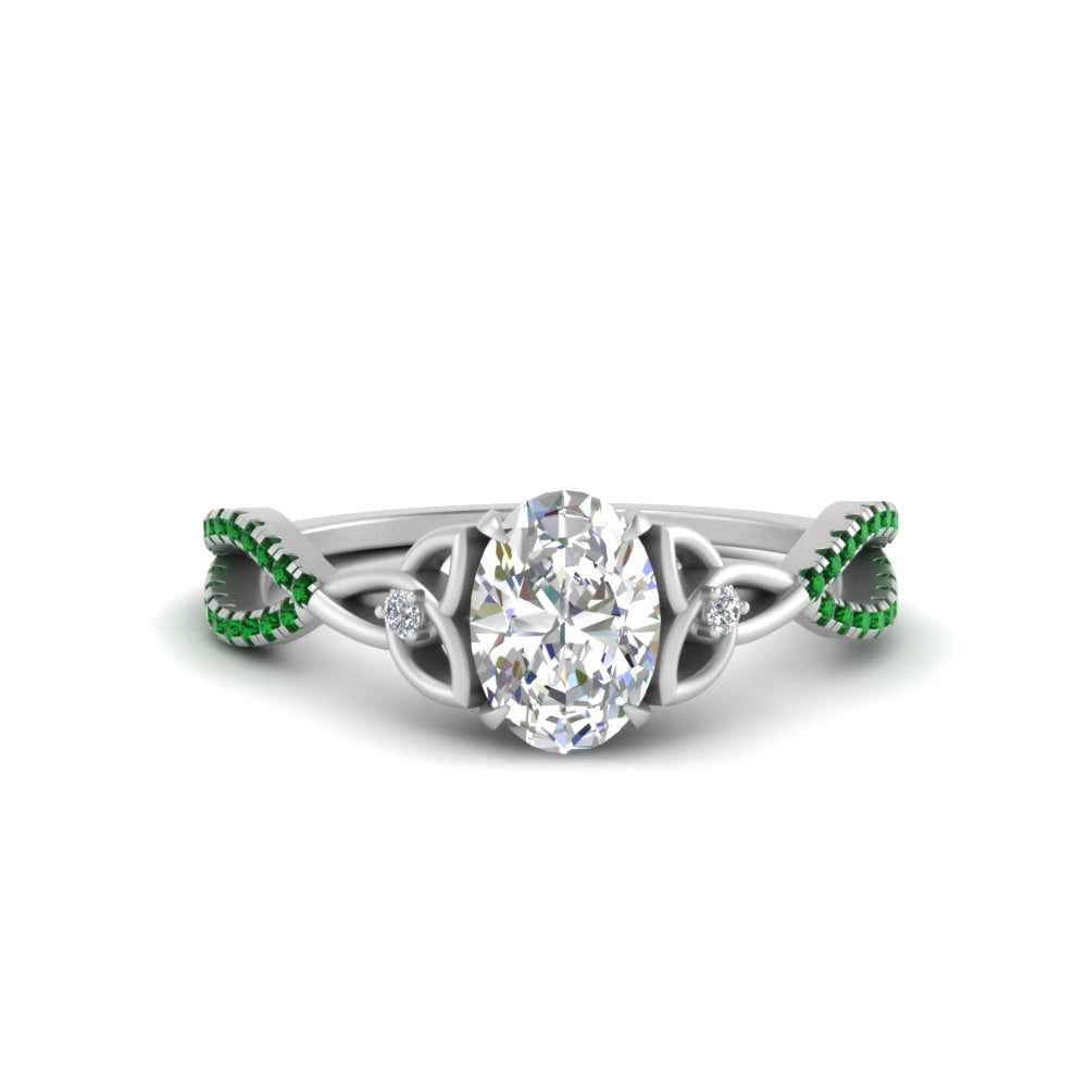 entwined-celtic-oval-shaped-love-knot-emerald-engagement-ring-in-white-gold-FD9306OVRGEMGR-NL-WG