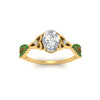 Load image into Gallery viewer, entwined-celtic-oval-shaped-love-knot-emerald-engagement-ring-in-yellow-gold-FD9306OVRGEMGR-NL-YG