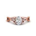 Load image into Gallery viewer, entwined-celtic-oval-shaped-love-knot-orange-sapphire-engagement-ring-in-rose-gold-FD9306OVRGSAOR-NL-RG
