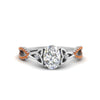 Load image into Gallery viewer, entwined-celtic-oval-shaped-love-knot-orange-sapphire-engagement-ring-in-white-gold-FD9306OVRGSAOR-NL-WG