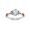 Load image into Gallery viewer, entwined-celtic-oval-shaped-love-knot-orange-sapphire-engagement-ring-in-white-gold-FD9306OVRGSAOR-NL-WG