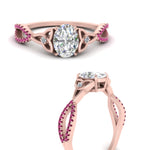 Load image into Gallery viewer, entwined-celtic-oval-shaped-love-knot-pink-sapphire-engagement-ring-in-rose-gold-FD9306OVRGSADRPI-NL-RG
