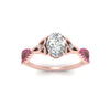 Load image into Gallery viewer, entwined-celtic-oval-shaped-love-knot-pink-sapphire-engagement-ring-in-rose-gold-FD9306OVRGSADRPI-NL-RG