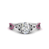 Load image into Gallery viewer, entwined-celtic-oval-shaped-love-knot-pink-sapphire-engagement-ring-in-white-gold-FD9306OVRGSADRPI-NL-WG