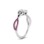 Load image into Gallery viewer, entwined-celtic-oval-shaped-love-knot-pink-sapphire-engagement-ring-in-white-gold-FD9306OVRGSADRPI-NL-WG
