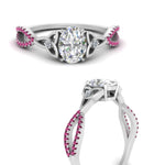 Load image into Gallery viewer, entwined-celtic-oval-shaped-love-knot-pink-sapphire-engagement-ring-in-white-gold-FD9306OVRGSADRPI-NL-WG
