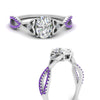 Load image into Gallery viewer, entwined-celtic-oval-shaped-love-knot-purple-topaz-engagement-ring-in-white-gold-FD9306OVRGVITO-NL-WG