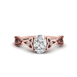 Load image into Gallery viewer, entwined-celtic-oval-shaped-love-knot-ruby-engagement-ring-in-rose-gold-FD9306OVRGRUDR-NL-RG
