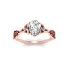 Load image into Gallery viewer, entwined-celtic-oval-shaped-love-knot-ruby-engagement-ring-in-rose-gold-FD9306OVRGRUDR-NL-RG