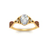 Load image into Gallery viewer, entwined-celtic-oval-shaped-love-knot-ruby-engagement-ring-in-yellow-gold-FD9306OVRGRUDR-NL-YG