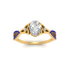 Load image into Gallery viewer, entwined-celtic-oval-shaped-love-knot-sapphire-engagement-ring-in-yellow-gold-FD9306OVRGSABL-NL-YG