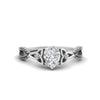 Load image into Gallery viewer, entwined-celtic-pear-shaped-love-knot-black-diamond-engagement-ring-in-white-gold-FD9306PERGBLACK-NL-WG