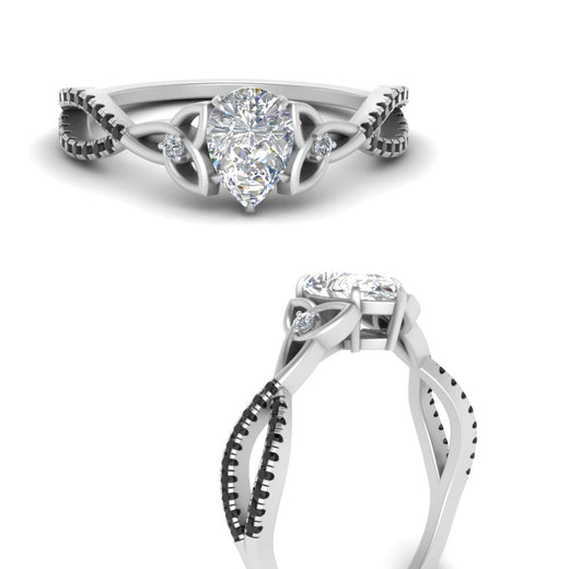 entwined-celtic-pear-shaped-love-knot-black-diamond-engagement-ring-in-white-gold-FD9306PERGBLACK-NL-WG
