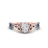 Load image into Gallery viewer, entwined-celtic-pear-shaped-love-knot-blue-topaz-engagement-ring-in-rose-gold-FD9306PERGICBLTO-NL-RG
