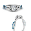 Load image into Gallery viewer, entwined-celtic-pear-shaped-love-knot-blue-topaz-engagement-ring-in-white-gold-FD9306PERGICBLTO-NL-WG