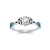 Load image into Gallery viewer, entwined-celtic-pear-shaped-love-knot-blue-topaz-engagement-ring-in-white-gold-FD9306PERGICBLTO-NL-WG