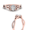 Load image into Gallery viewer, entwined-celtic-pear-shaped-love-knot-diamond-engagement-ring-in-rose-gold-FD9306PER-NL-RG