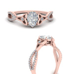 Load image into Gallery viewer, entwined-celtic-pear-shaped-love-knot-diamond-engagement-ring-in-rose-gold-FD9306PER-NL-RG
