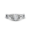 Load image into Gallery viewer, entwined-celtic-pear-shaped-love-knot-diamond-engagement-ring-in-white-gold-FD9306PER-NL-WG