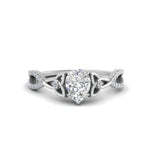 Load image into Gallery viewer, entwined-celtic-pear-shaped-love-knot-diamond-engagement-ring-in-white-gold-FD9306PER-NL-WG
