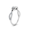 Load image into Gallery viewer, entwined-celtic-pear-shaped-love-knot-diamond-engagement-ring-in-white-gold-FD9306PER-NL-WG