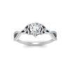Load image into Gallery viewer, entwined-celtic-pear-shaped-love-knot-diamond-engagement-ring-in-white-gold-FD9306PER-NL-WG