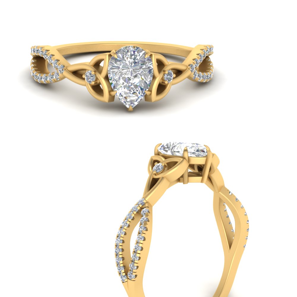entwined-celtic-pear-shaped-love-knot-diamond-engagement-ring-in-yellow-gold-FD9306PER-NL-YG