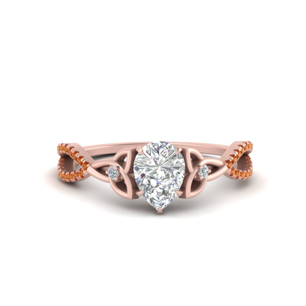 entwined-celtic-pear-shaped-love-knot-orange-sapphire-engagement-ring-in-rose-gold-FD9306PERGSAOR-NL-RG
