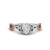 Load image into Gallery viewer, entwined-celtic-pear-shaped-love-knot-orange-sapphire-engagement-ring-in-white-gold-FD9306PERGSAOR-NL-WG