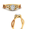 Load image into Gallery viewer, entwined-celtic-pear-shaped-love-knot-orange-sapphire-engagement-ring-in-yellow-gold-FD9306PERGSAOR-NL-YG