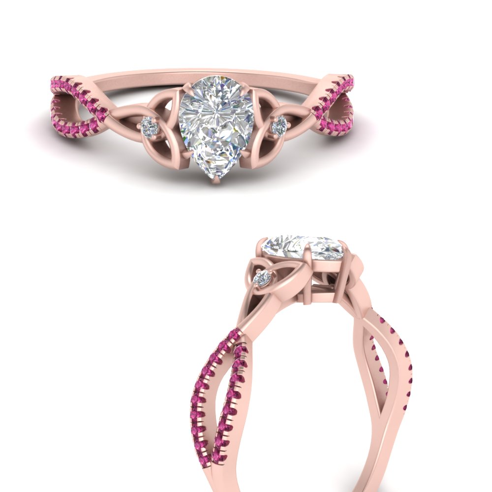 entwined-celtic-pear-shaped-love-knot-pink-sapphire-engagement-ring-in-rose-gold-FD9306PERGSADRPI-NL-RG