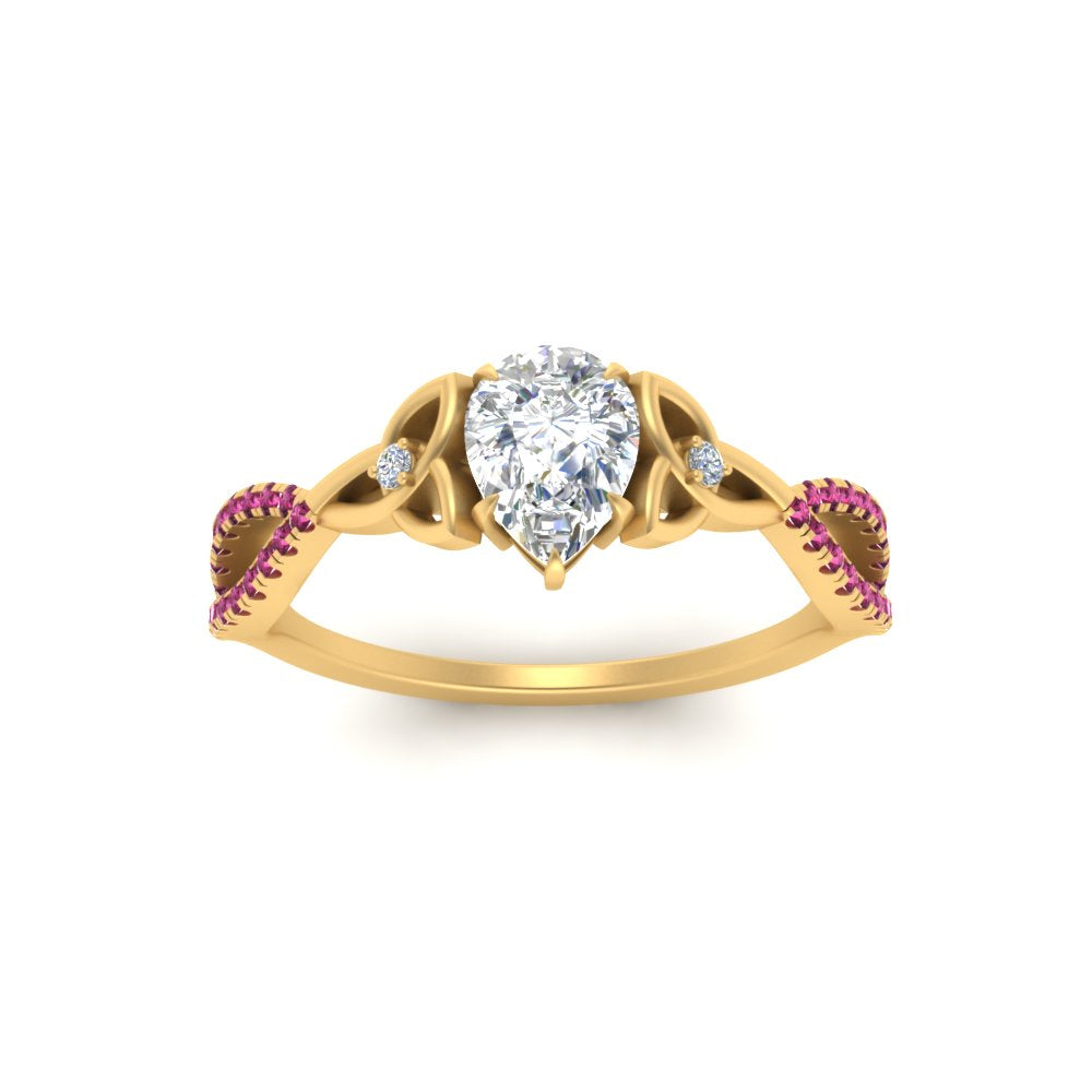 entwined-celtic-pear-shaped-love-knot-pink-sapphire-engagement-ring-in-yellow-gold-FD9306PERGSADRPI-NL-YG