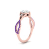 Load image into Gallery viewer, entwined-celtic-pear-shaped-love-knot-purple-topaz-engagement-ring-in-rose-gold-FD9306PERGVITO-NL-RG