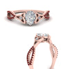 Load image into Gallery viewer, entwined-celtic-pear-shaped-love-knot-ruby-engagement-ring-in-rose-gold-FD9306PERGRUDR-NL-RG